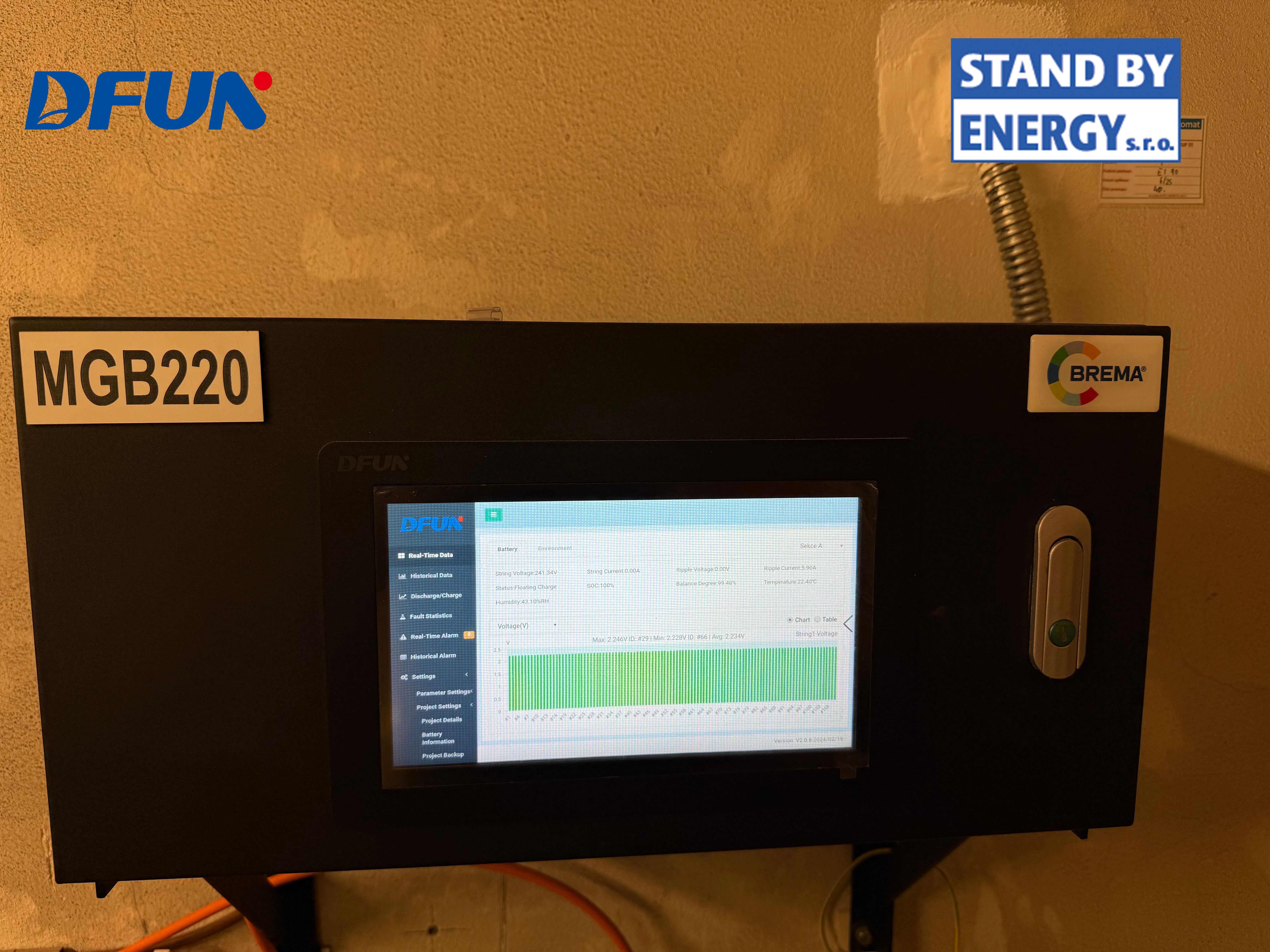 Capteur du système de surveillance de la batterie PBMS9000