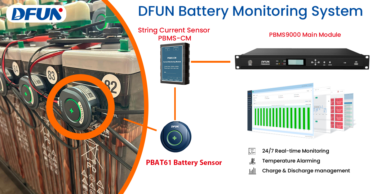 Système de surveillance de batterie Dfun PBAT61+PBMS9000