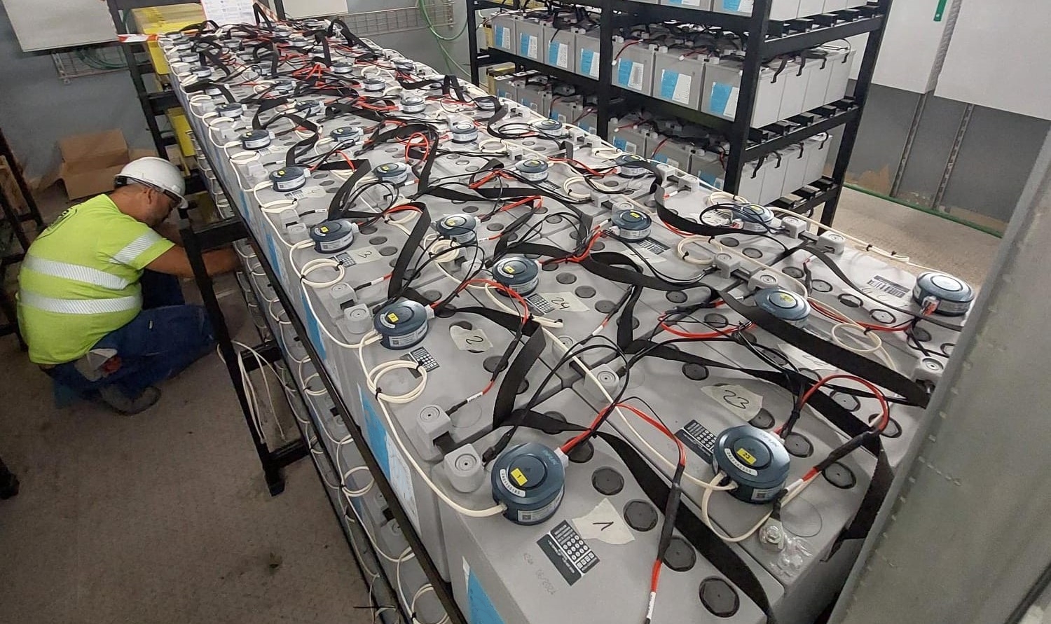 Référence du projet de système de surveillance de batterie de centre de données Nabiax