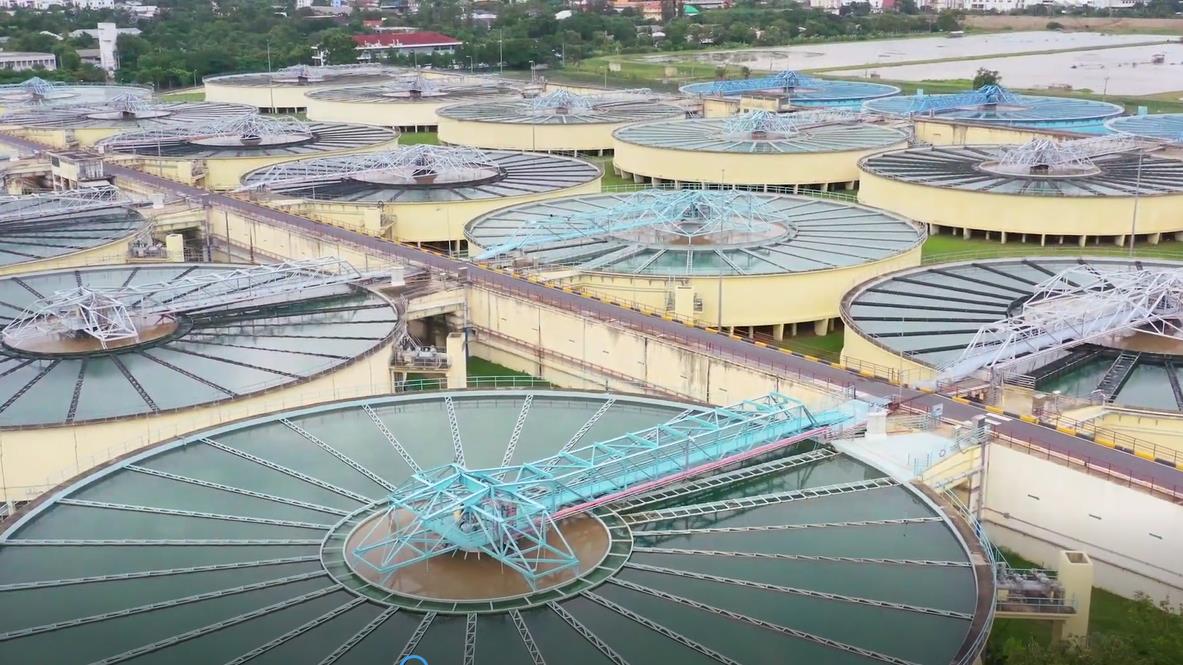 de la Thailand Waterworks Authority utilisant une alimentation de secours CC critique 