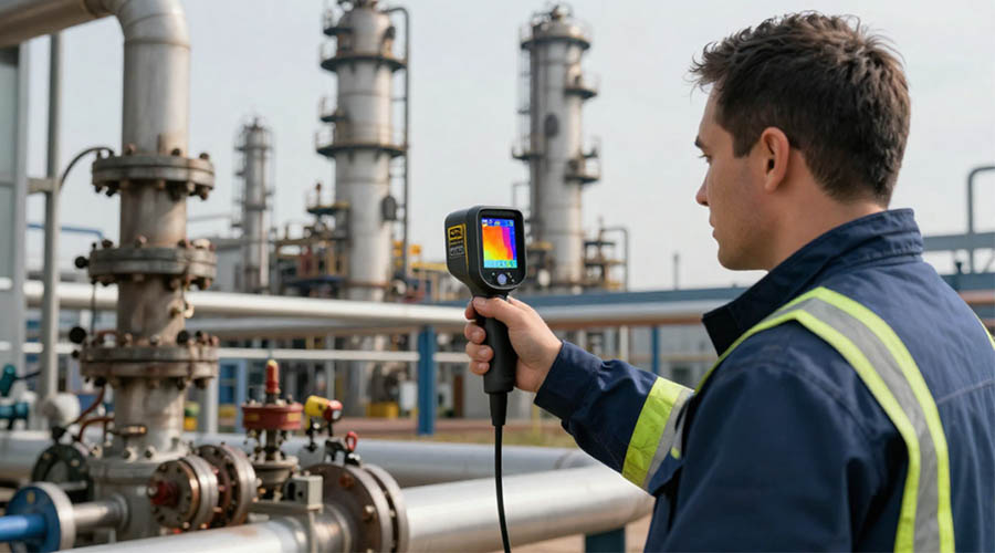 Inspection par imagerie thermique de la batterie UPS