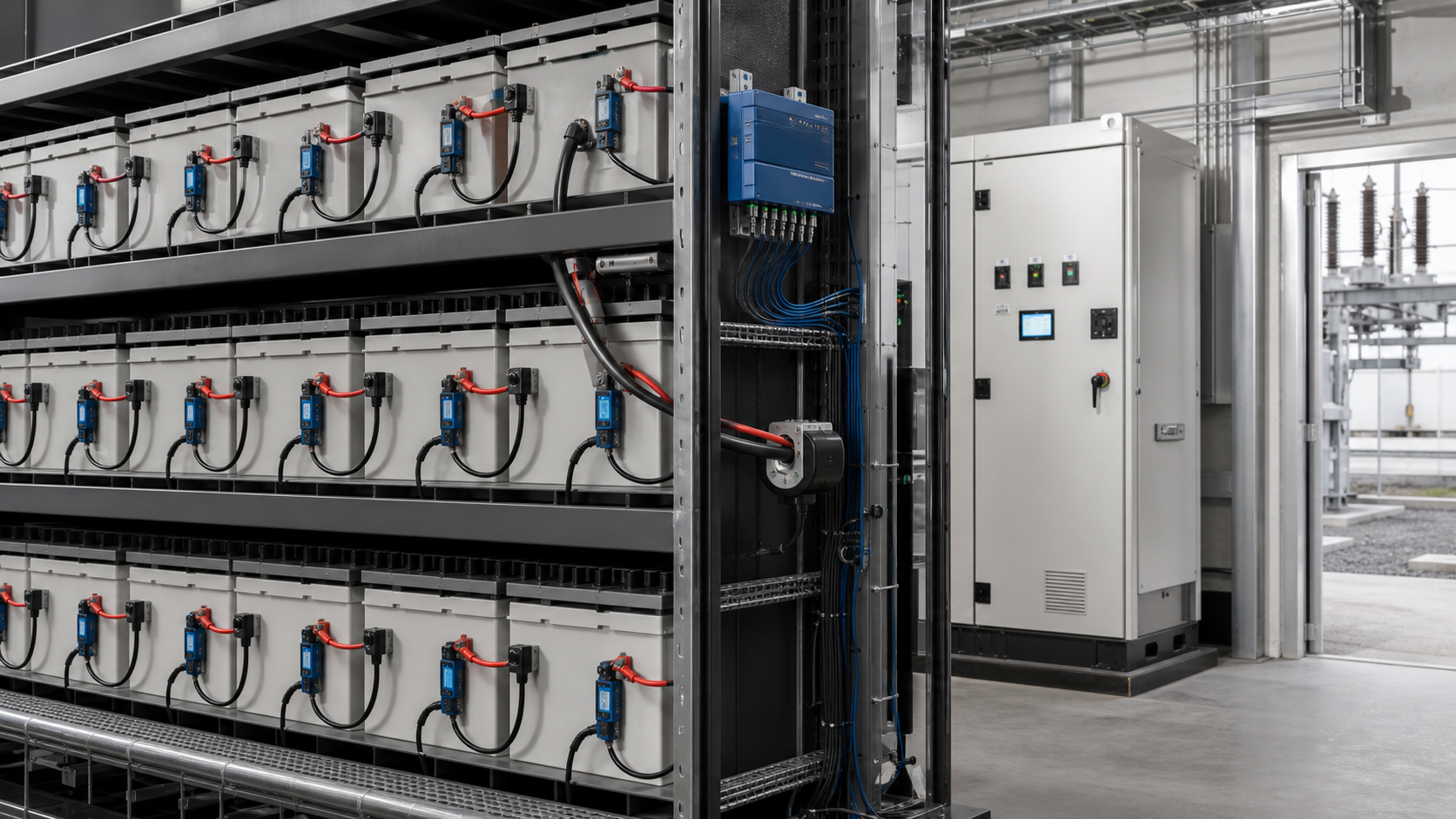 Syst&egrave;me de surveillance de batterie DFUN pour les sous-stations de services publics et les centrales &eacute;lectriques