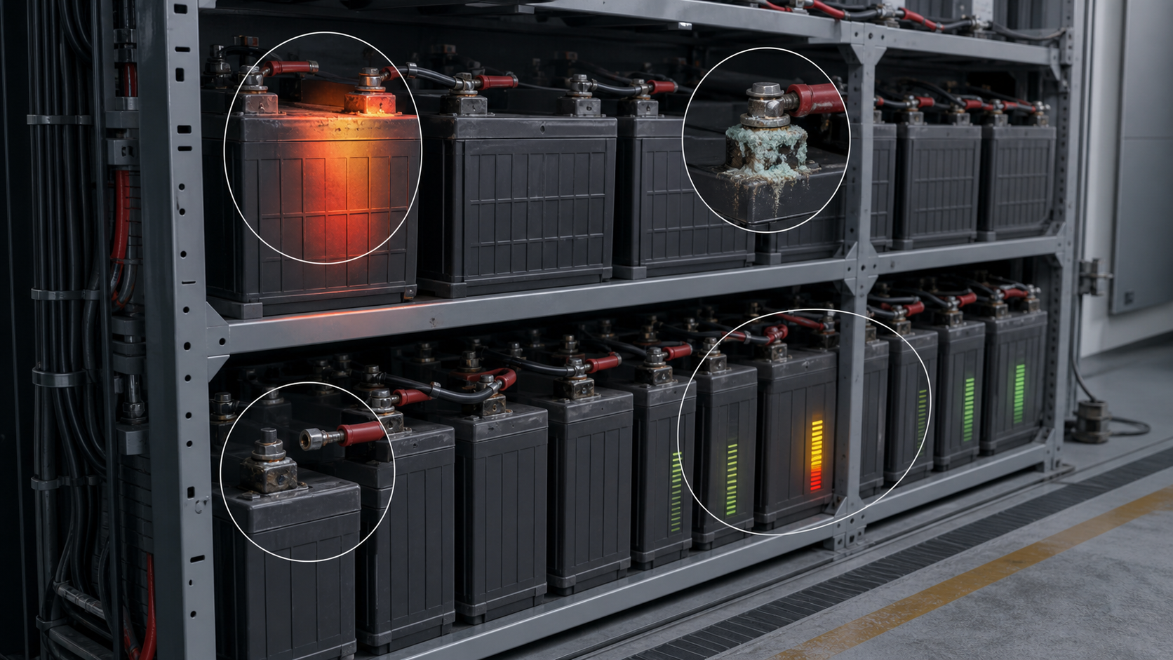 Risques de d&eacute;faillance courants dans un syst&egrave;me de batterie CC de sous-station non surveill&eacute;e 