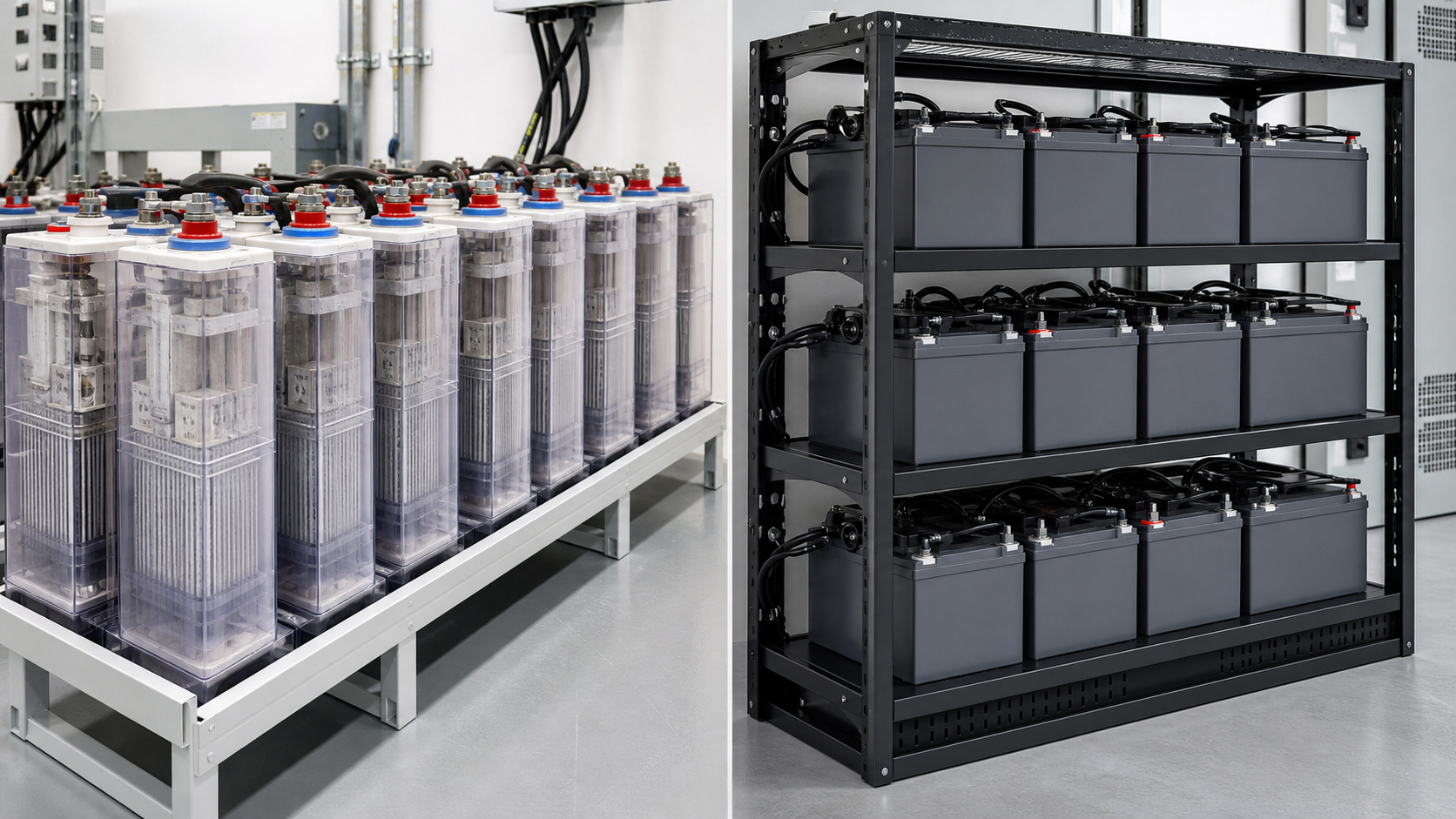 Batteries Ni-Cd et VRLA utilis&eacute;es dans les sous-stations &eacute;lectriques 